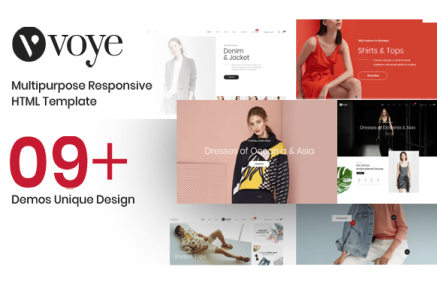 Voye - Multi Layout Fashion eCommerce HTML Templat