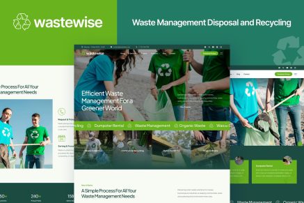 Waste Management Disposal and Recycling Bootstrap 5