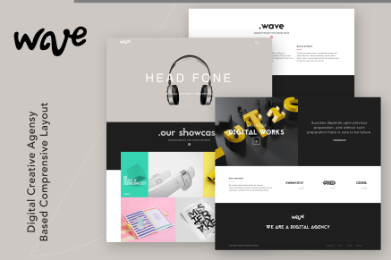 Wave - Agency and Freelancer Portfolio