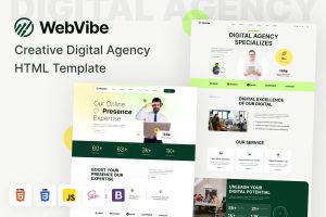 WebVibe – Creative Digital Agency HTML Template