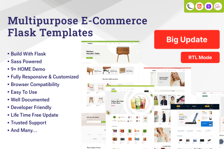 Weiboo - eCommerce Flask Template