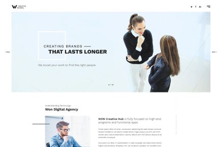 WON - Clean Multipurpose HTML