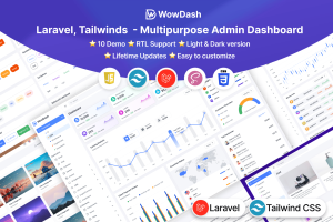 WowDash – Laravel Tailwinds – Multipurpose Admin