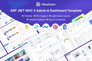 WowDash MVC5 Tailwind CSS Admin Dashboard Template