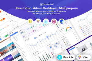 WowDash – React JS (Vite) Admin Dashboard Template
