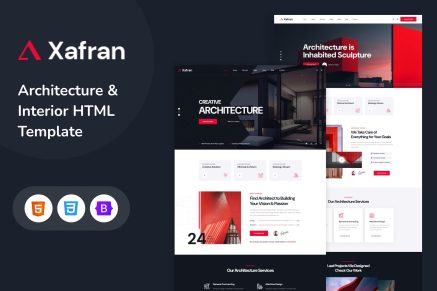 Xafran - Architecture HTML Template