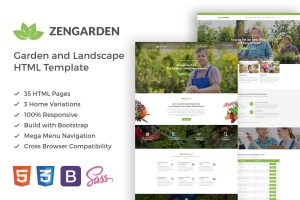 Zen Garden – Garden and Landscape HTML Template