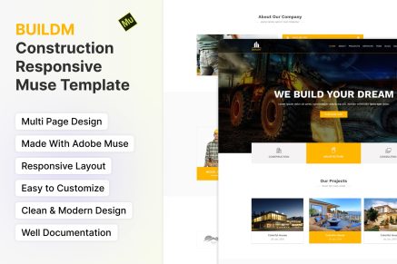 BUILDM - Construction Responsive Muse Template