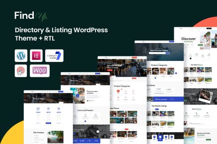 Findup - Directory & Listing WordPress Theme + RTL