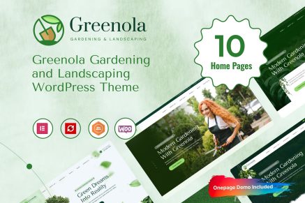 Greenola - Gardening & Landscaping WordPress Theme