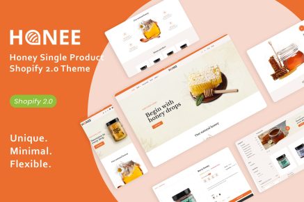 Honee - Honey Single Product Shopify 2.0 Theme