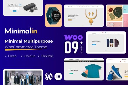 Minimalin - eCommerce WooCommerce Elementor Theme