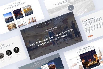 Online Booking Travel WordPress Theme - Grandium