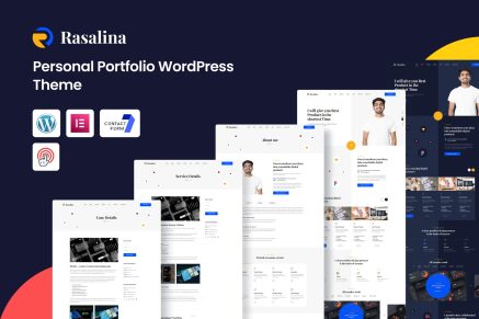 Rasalina – Personal Portfolio WordPress Theme