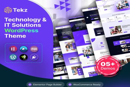 Tekz – Technology & IT Solutions WordPress Theme