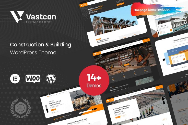 Vastcon – Construction & Building WordPress Theme