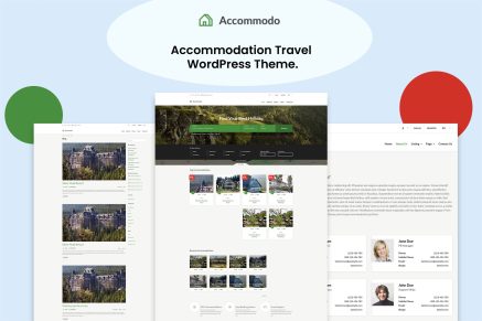 Accommodo 1.2- Accommodation Travel WordPress Theme