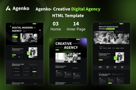 Agenko- Creative Digital Agency HTML Template