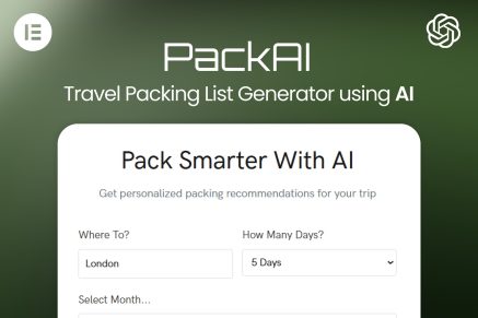 AI Travel Packing List Generator Plugin 1.1.0