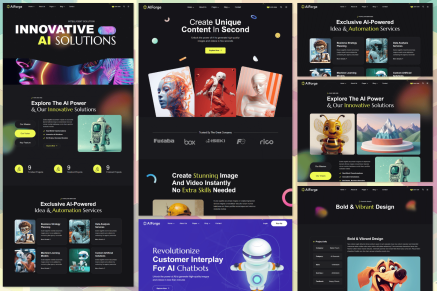 AIForge- Multipurpose AI SAAS Startup HTML Template