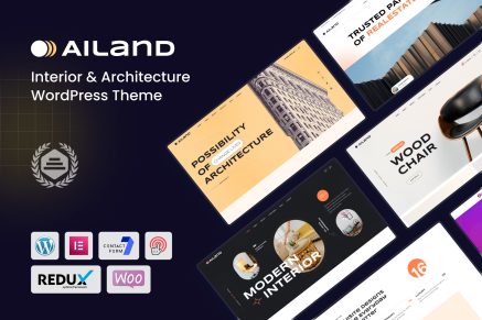 Ailand- Interior & Architecture 1.0 WordPress Theme