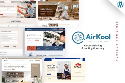 Air Kool- Conditioning, Handyman 1.1.0 WordPress Theme