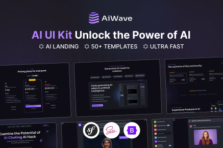 Aiwave Symfony AI SaaS Website Dashboard Template