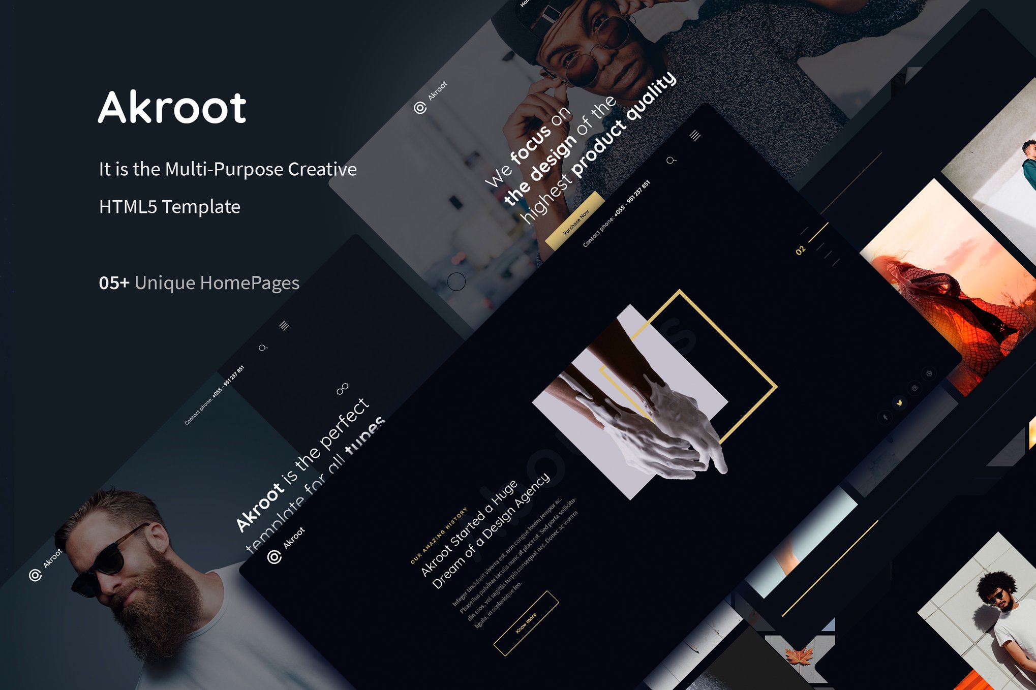 Akroot | It is the Multi-purpose Creative HTML5