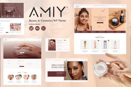 Amiy 1.0.9 Beauty Cosmetic Woo-commerce Theme