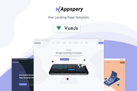 Appspery- Vue Landing Page Template
