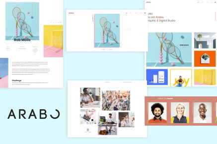 Arabo- Creative Portfolio Template