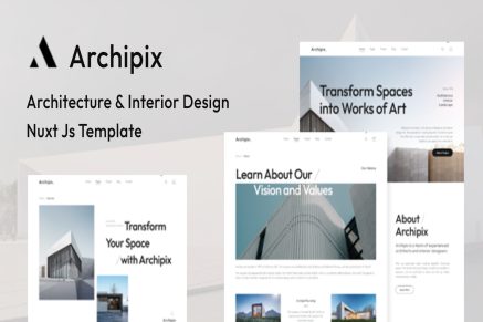 Archipix | Architecture & Interior Design Nuxt Js