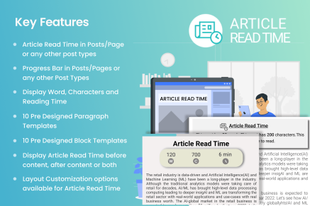 Article Read Time & Progress Bar 1.0.3