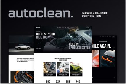 Auto Clean 1.0.0 WordPress Theme