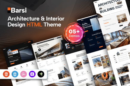 Barsi- Architecture & Interior Design HTML Template