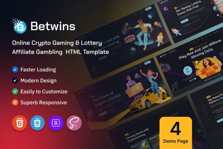 Betwins- Online Crypto Gaming & Lottery Affiliate