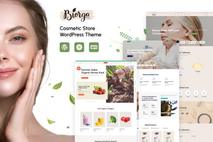 Biorga 1.0.5- Beauty Cosmetic WooCommerce Theme