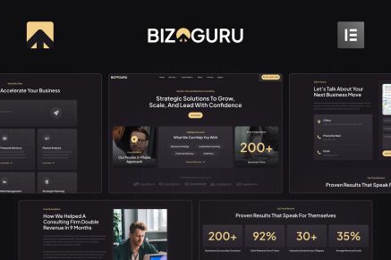BizGuru- Business Consulting Elementor Template Kit