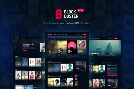 BlockBuster- Film Review & Movie Database HTML