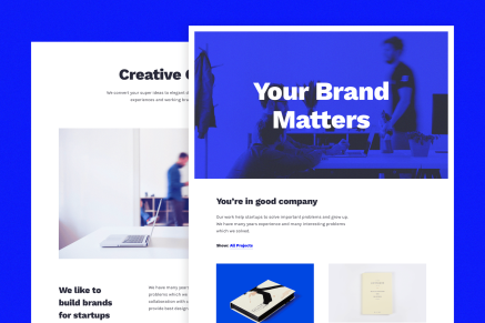 Blunes — Minimal HTML Portfolio Template