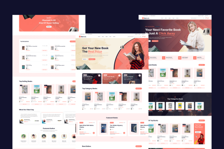 Book Store Ecommerce HTML Template