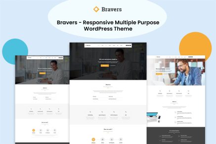 Bravers 1.0- Responsive Multiple Purpose WordPress Theme