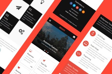 Bravo- HTML Mobile Template