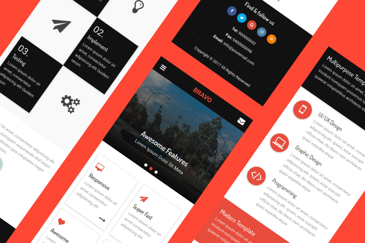 Bravo- HTML Mobile Template