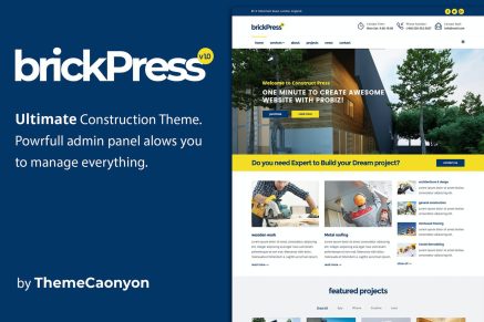 BrickPress- Construction & Building HTML5 Template