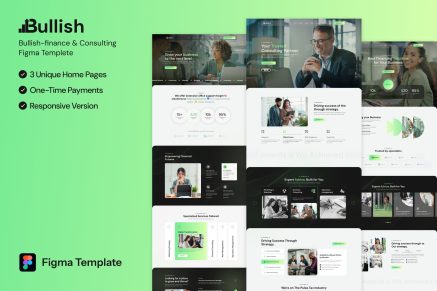 Bullish- Finance & Accounts Consulting Template