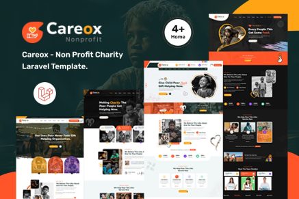 Careox- Non Profit Charity Laravel Template