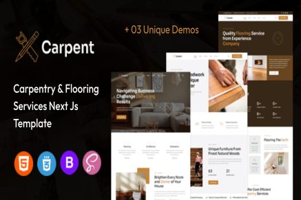Carpent Woodworking Flooring Next Js Template