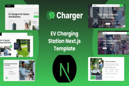 Charger- EV Charging Station React NEXT Js Theme