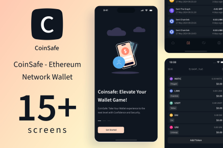 CoinSafe- Ethereum Erc20 Crypto Wallet